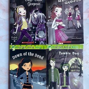 Lot of 4 Scholastic Rotten Apple paperback
